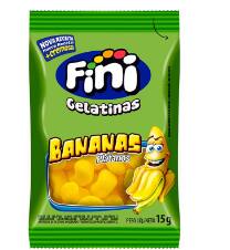 imagem de Bala Bananas Mini Fini 15g 12un