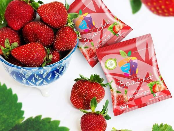 imagem de Polpa de Frutas Natural - Morango