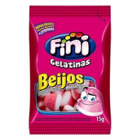 imagem de Bala de Gelatina Beijos Fini 15g